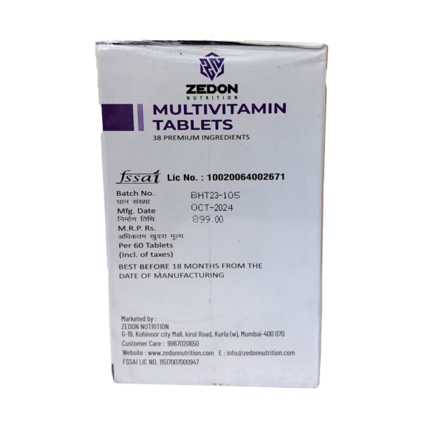 Multivitamin Tablets with 38 Premium Ingredients - Image 9