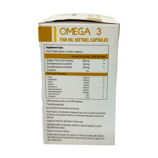 Omega 3 Fish Oil Capsules - 60 Capsules - Image 9
