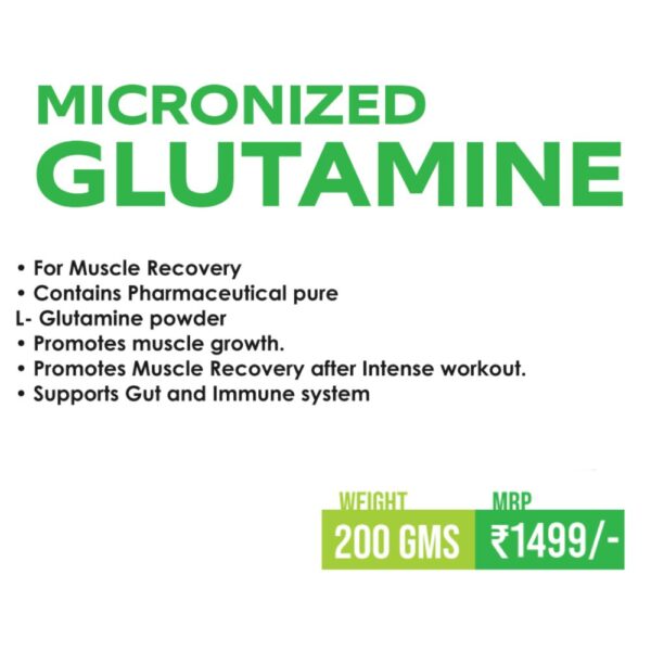 Glutamine, Micronized Glutamine, Zedon Nutrition Micronized Glutamine