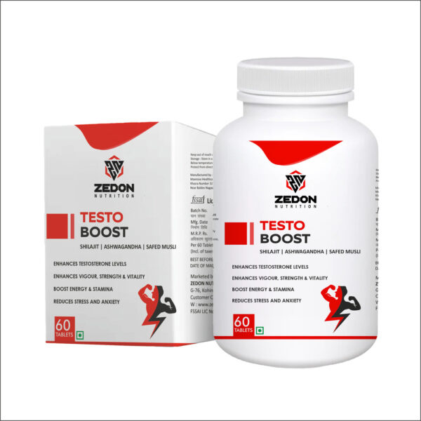 Testo boost, Testo boost tablets, shilajeet, safed musli