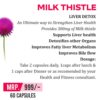 Zedon nutrition milk thistle liver detox